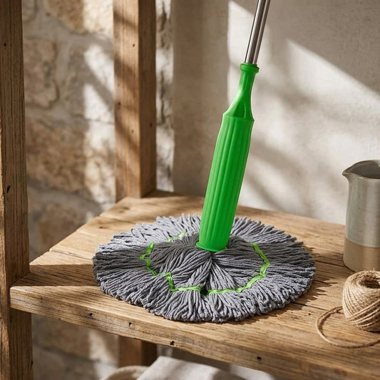 Set 2 bucati Mop Modern, Stoarcere Rapida, Super absorbant, Curatenie Eficienta, Fara Efort, Design Ergonomic